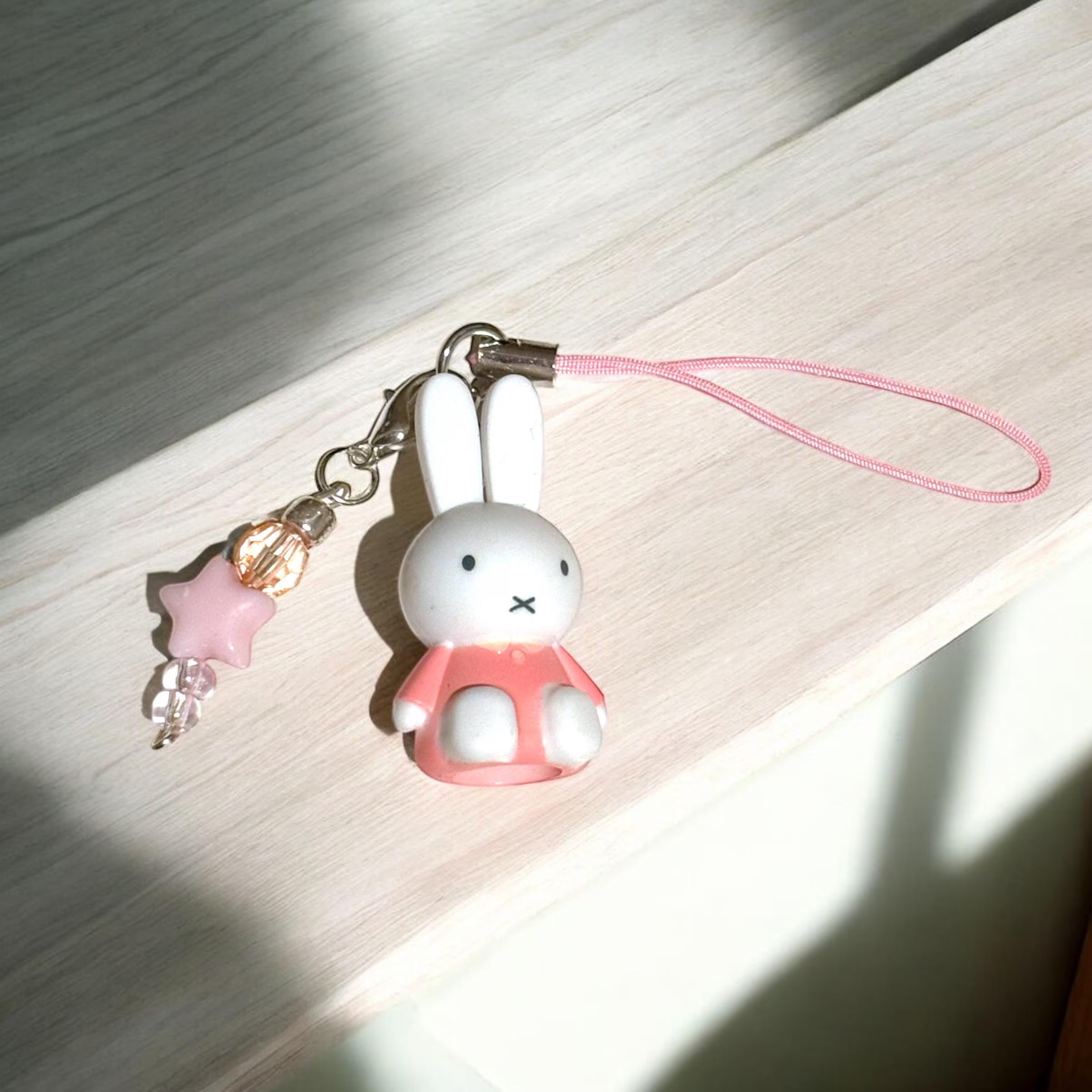 Miffy kawaii phone charms, key chains, affordable Miffy, fast shipping
