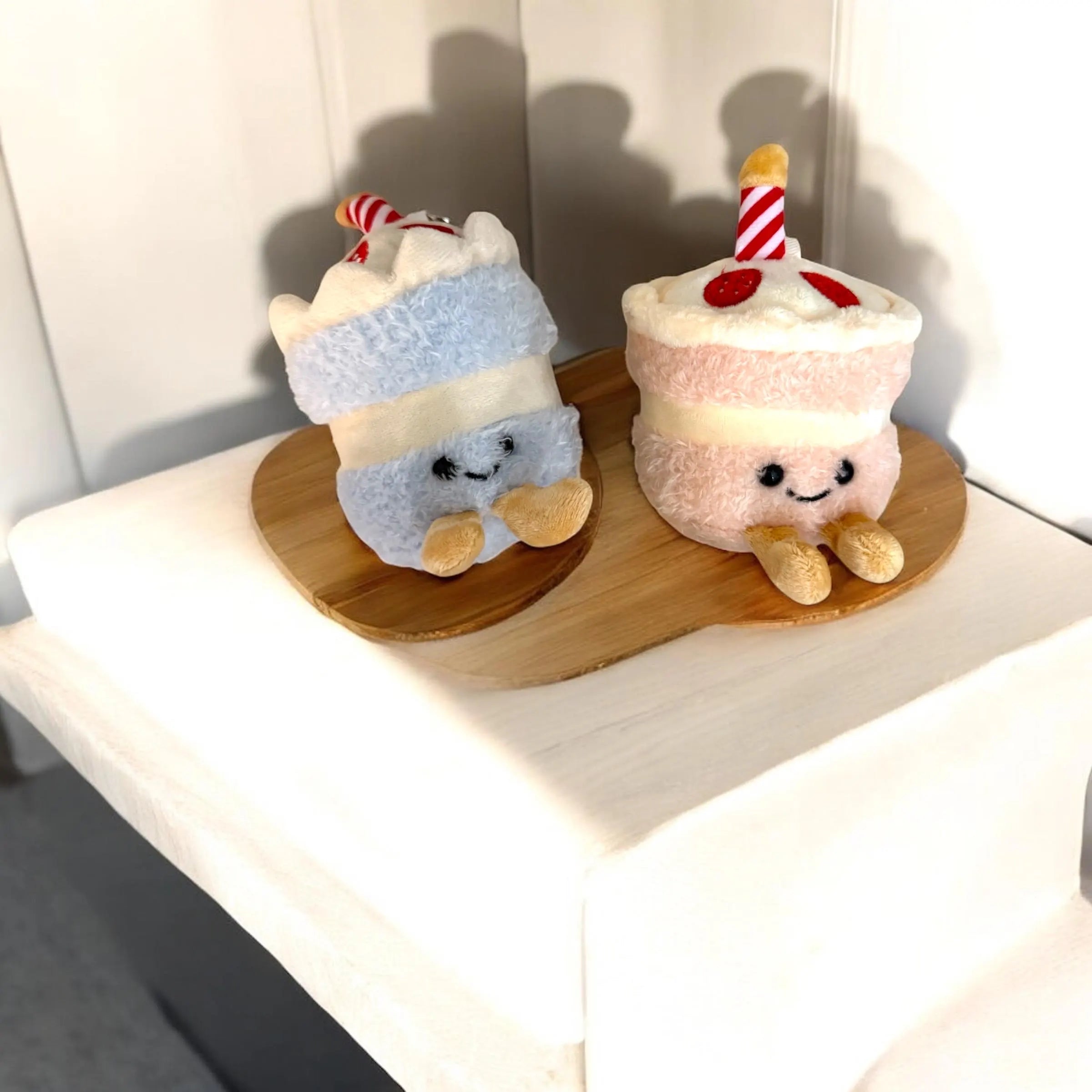 Plushy cake key charm, coffee plushy charm, avocado plushy, fast shipping