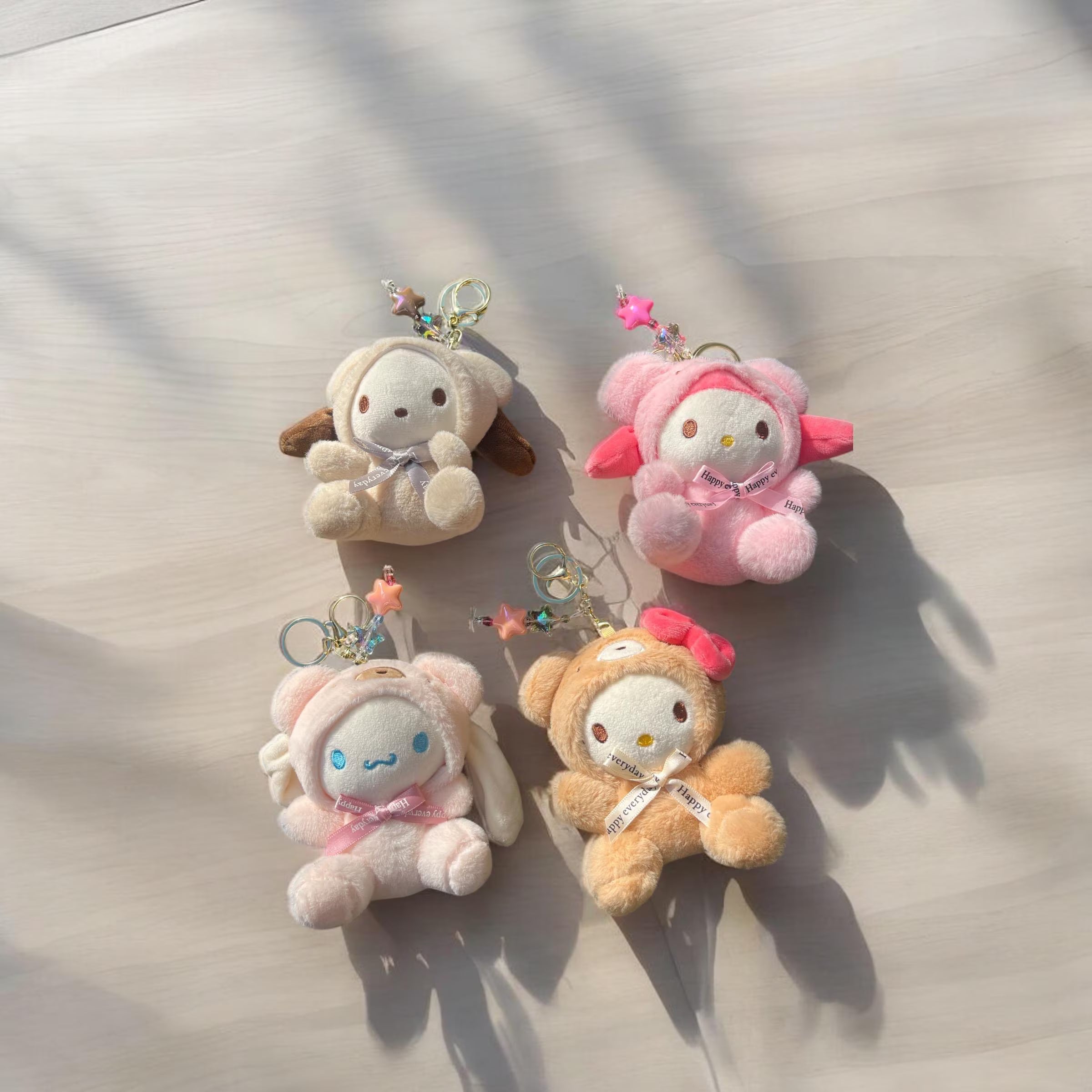 Kawaii Sanrio Plushy Keychain