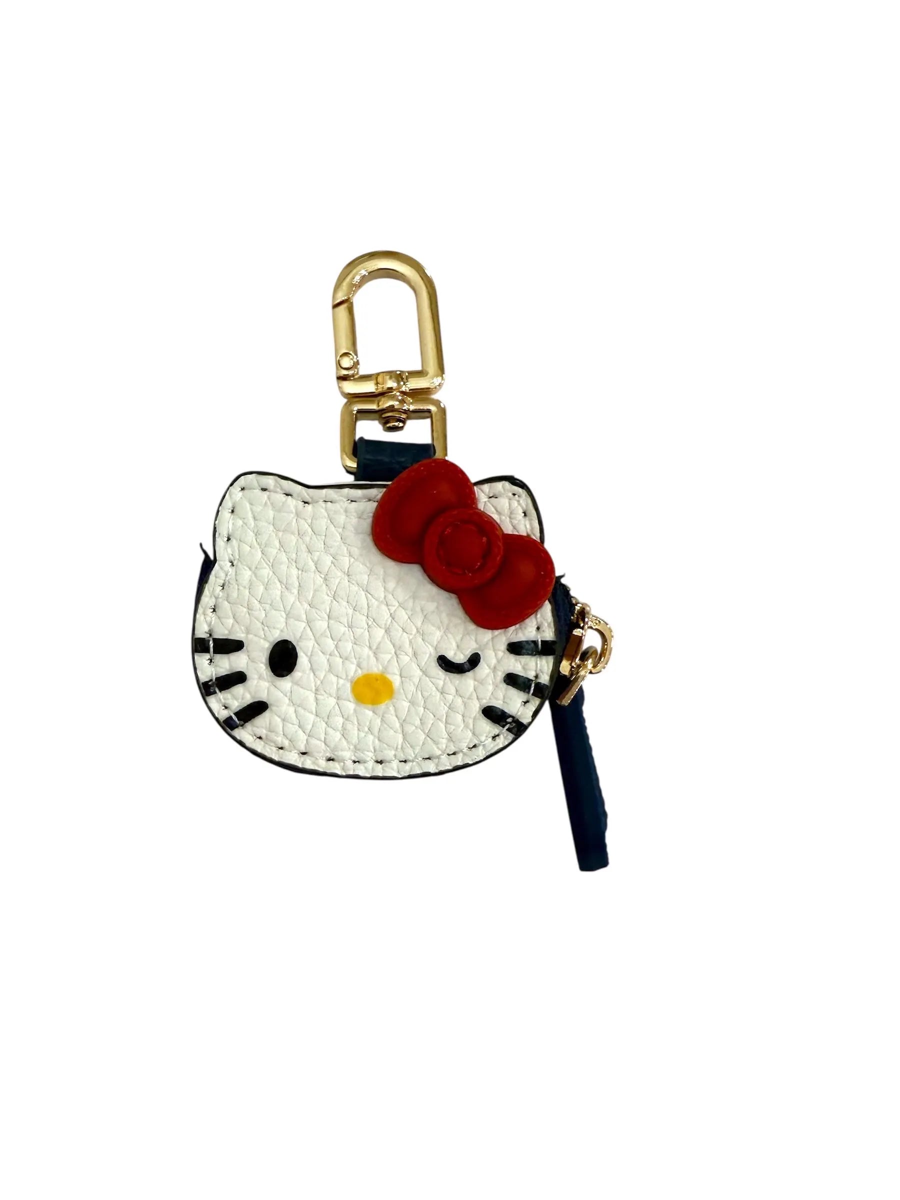 Hello kitty leather key charm, phone charm, kawaii phone charm, key chains, fast shipping
