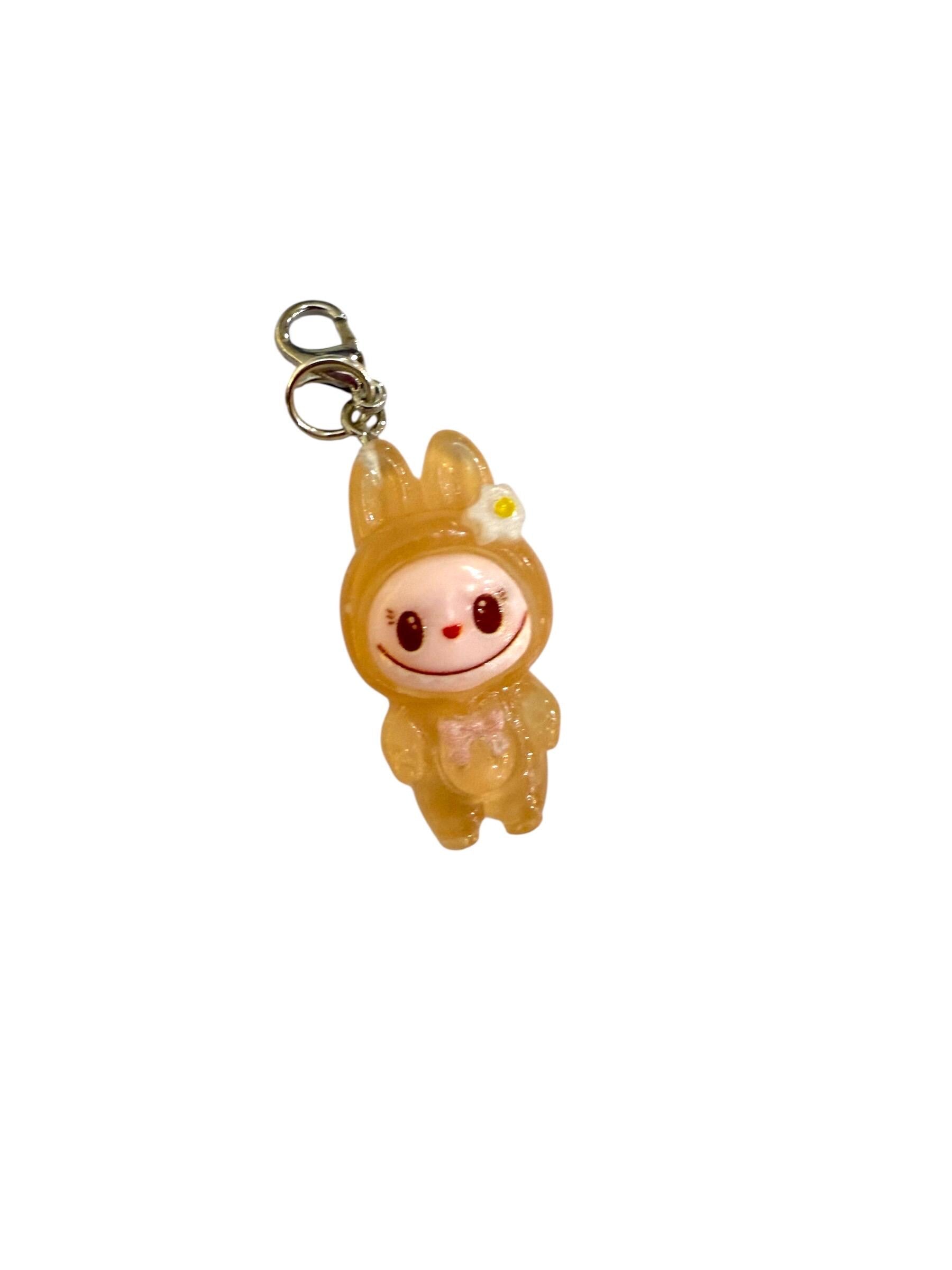 Lafufu  zipper charm, zipper pull,  key charm, purse charm, stitch marker, journal charm, fast shipping