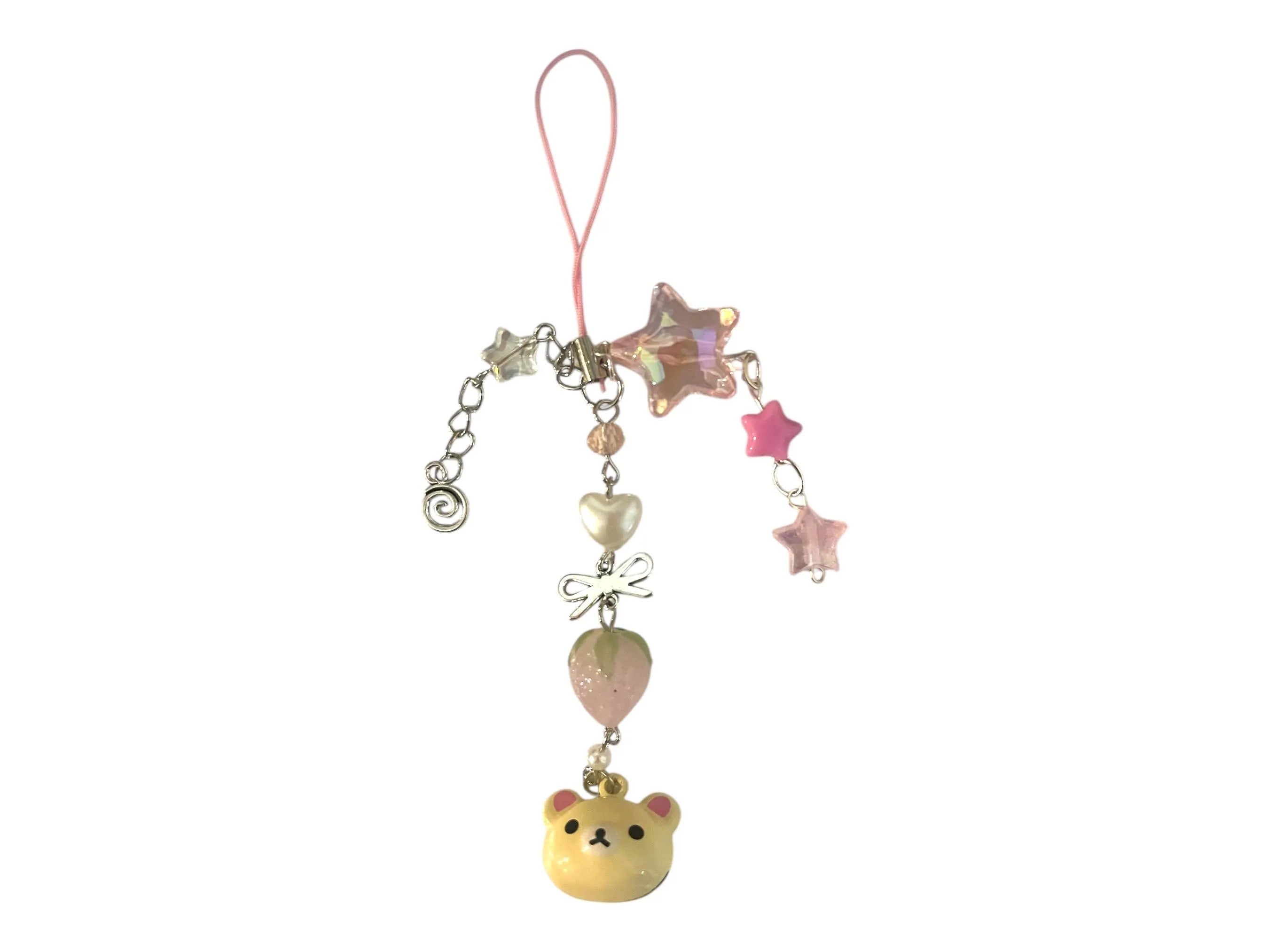 My sweet piano and Korilakkuma phone charm, kawaii phone charm, key chains, fast shipping
