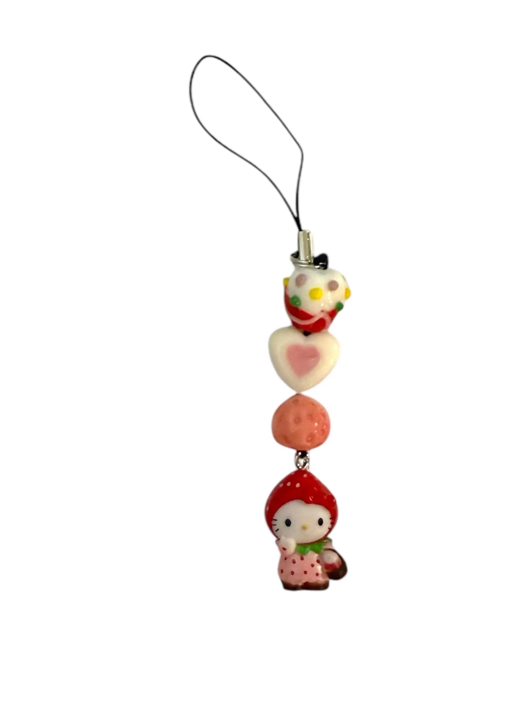 kawaii hello kitty phone charm, kawaii phone charm, key chains, fast shipping