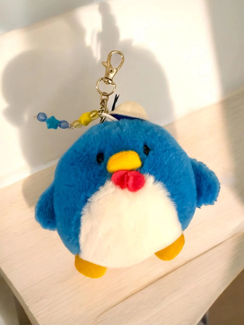 Tuxedo Sam plushy key charm, kawaii penguin phone charm, Sanrio phone charm, fast shipping